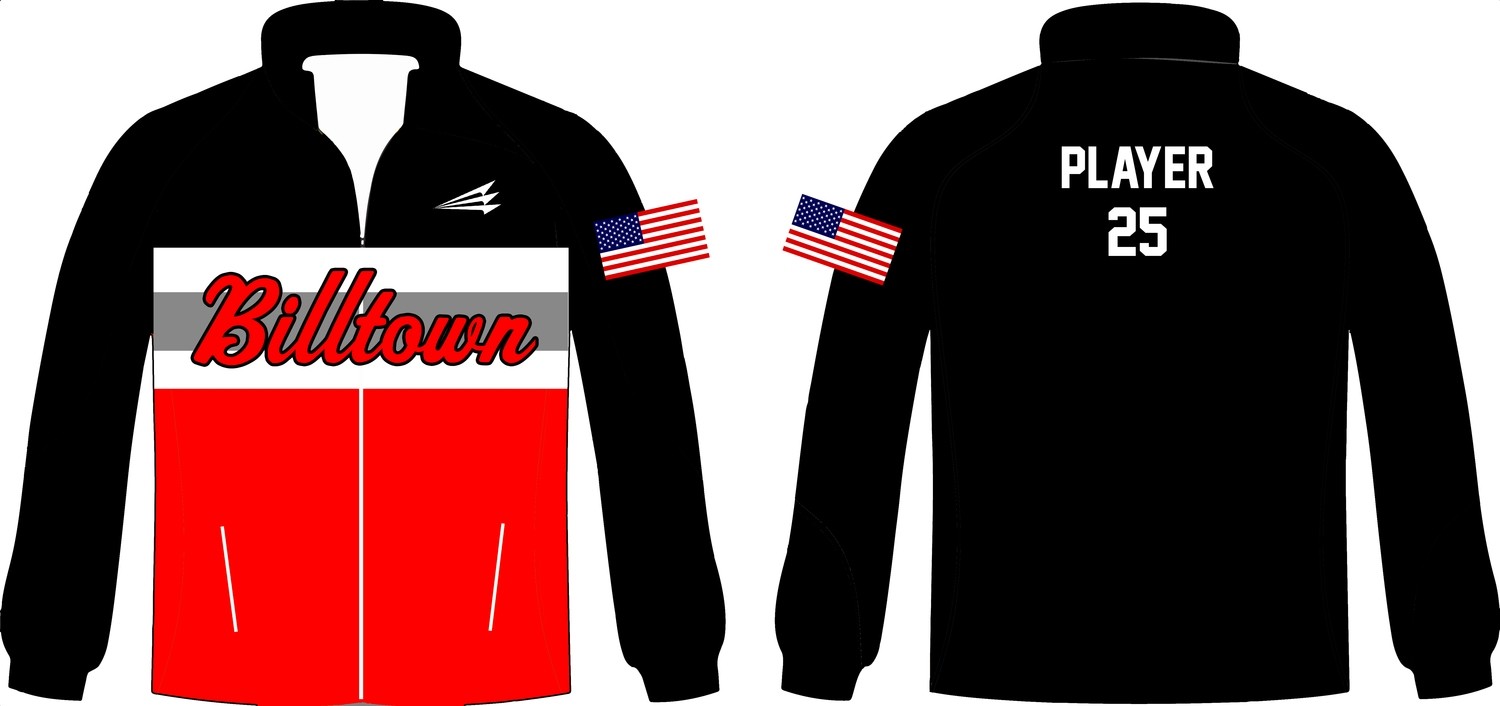 Billtown Rivals Baseball Custom Track Jacket #1