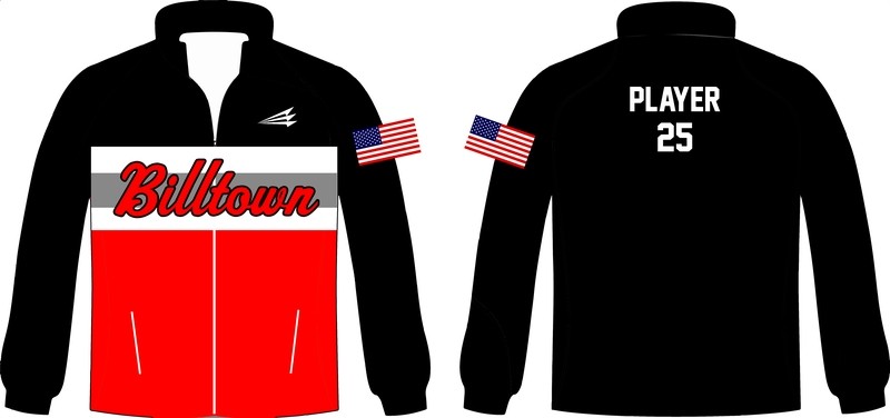 Billtown Rivals Baseball Custom Track Jacket #1