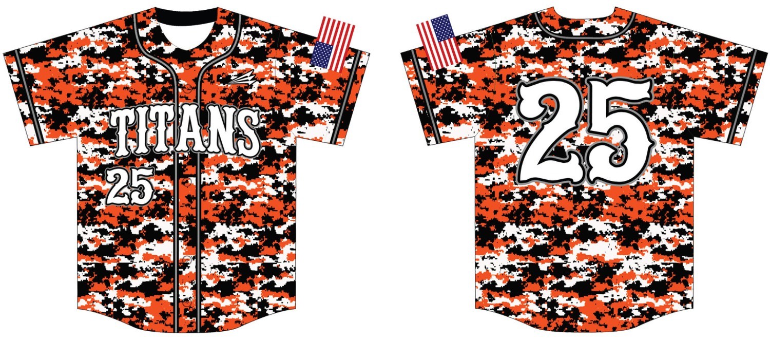 North Valley Reno Titans Custom Baseball Jersey (D2.2)