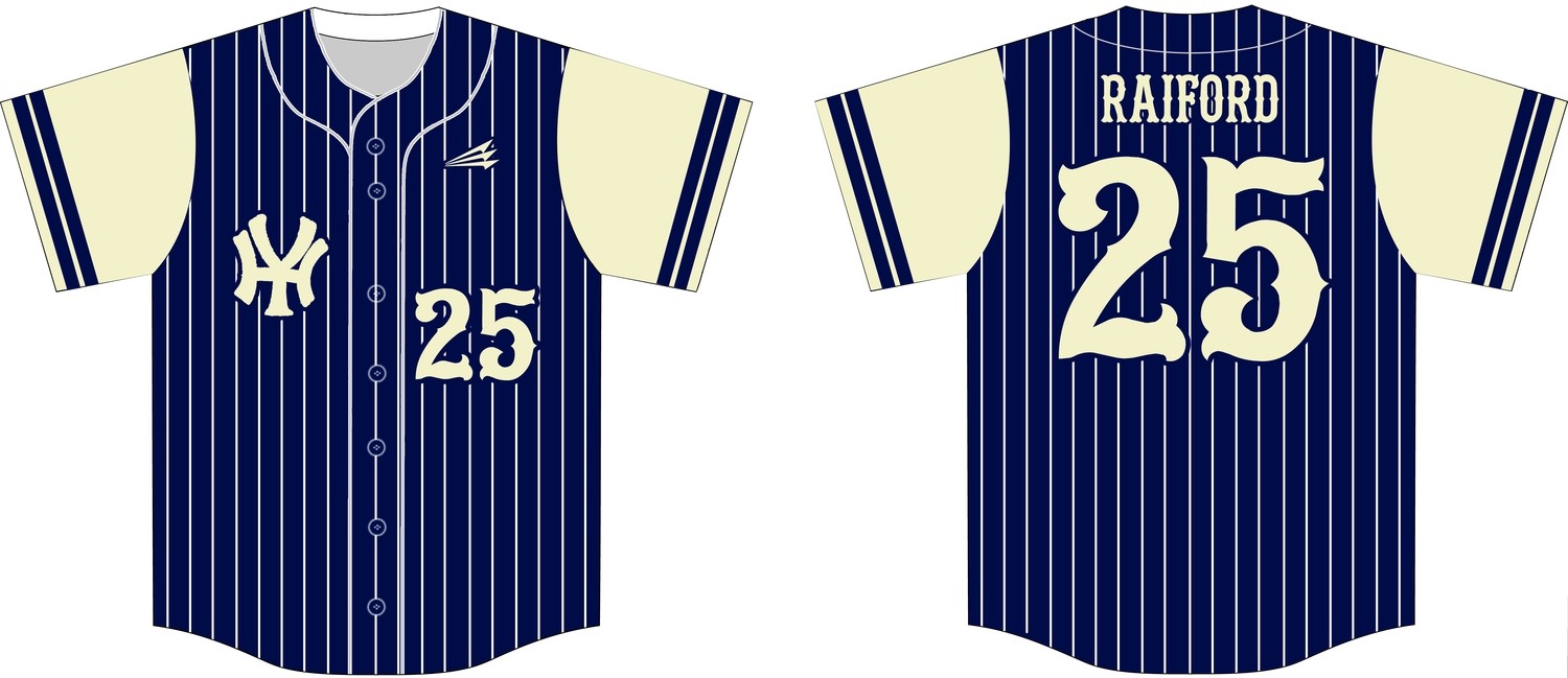 Hammond Yankees Custom Jersey Design #2C