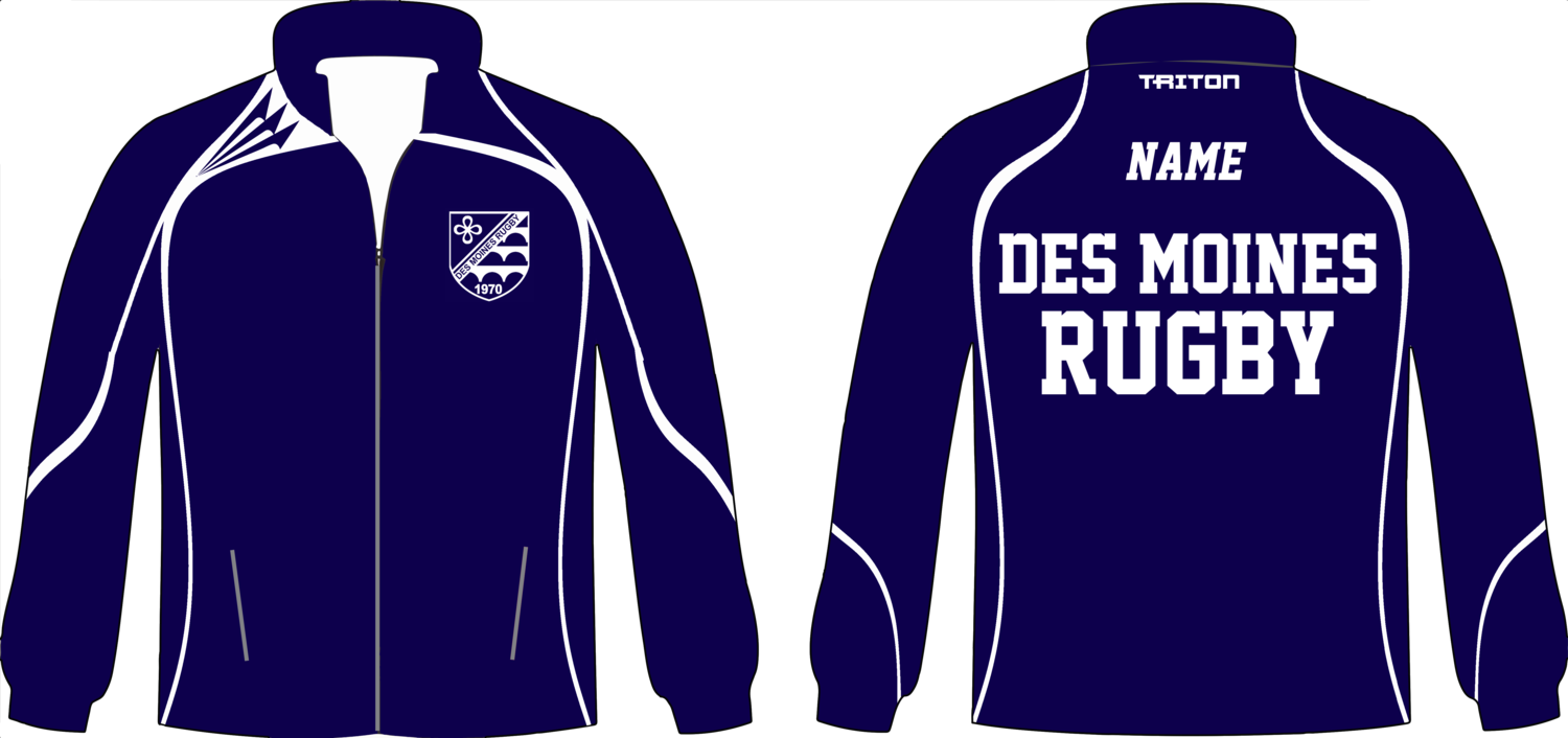Des Moines Rugby Crusader Rainproof Jacket