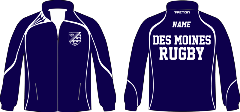 Des Moines Rugby Crusader Rainproof Jacket