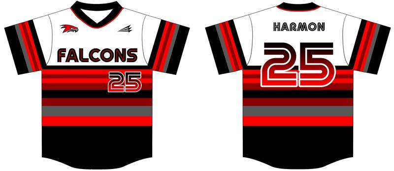 Fairfield Union Falcons Custom Baseball Jersey Design #4B