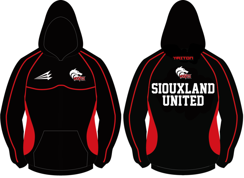 Siouxland United Wolves Vulcan Winterproof Sublimated Hoodie