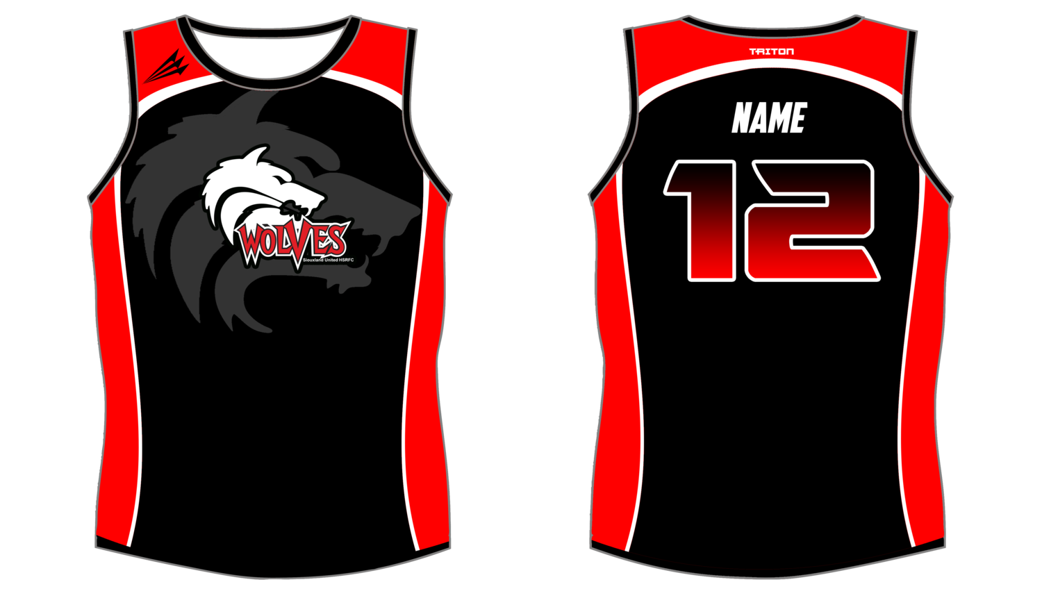 Siouxland United Wolves Rugby Singlet
