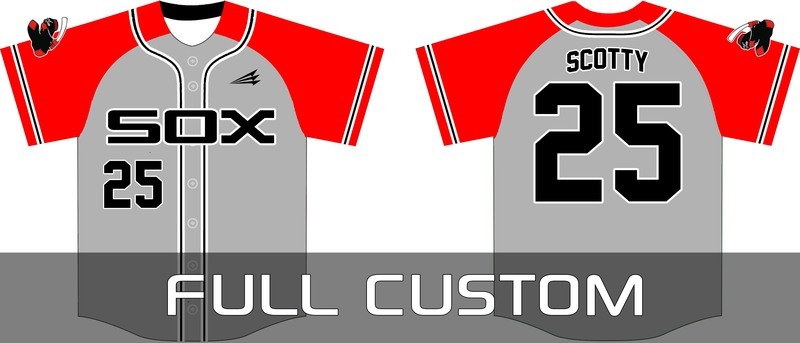 Murfreesboro Blacksox Baseball Throwback Jersey 2
