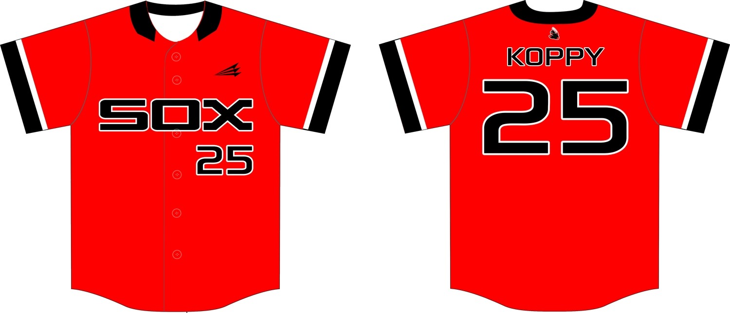 Murfreesboro Blacksox Custom Baseball  Jersey 3C