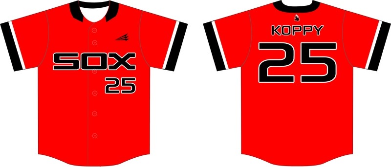Murfreesboro Blacksox Custom Baseball  Jersey 3C