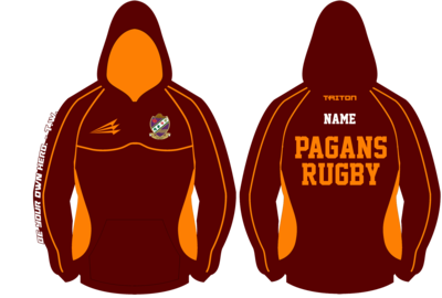 Peterborough Pagans Rugby Winterproof Sublimated Hoodie