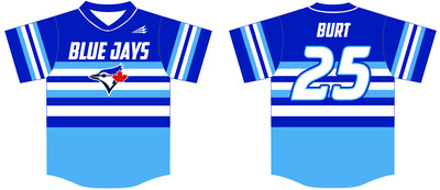 Fresno Blue Jays Custom Hexaflex Baseball Jersey #J3B