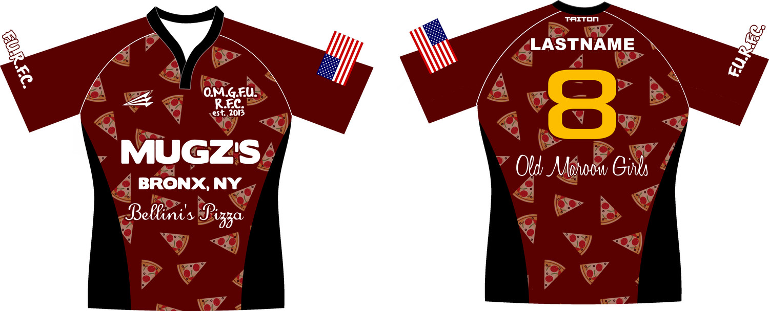 Old Maroon Girls Rugby Jersey