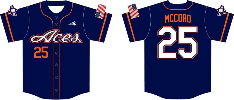 Aces Baseball Custom Baseball Jersey #3