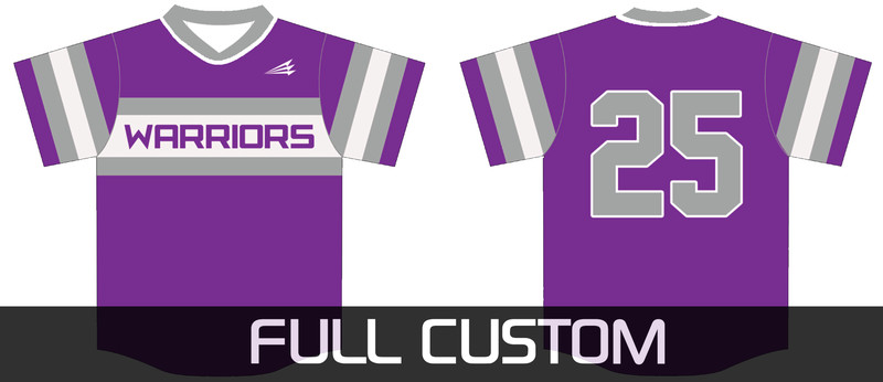 South Fulton Warriors Baseball Custom Jersey Design #2