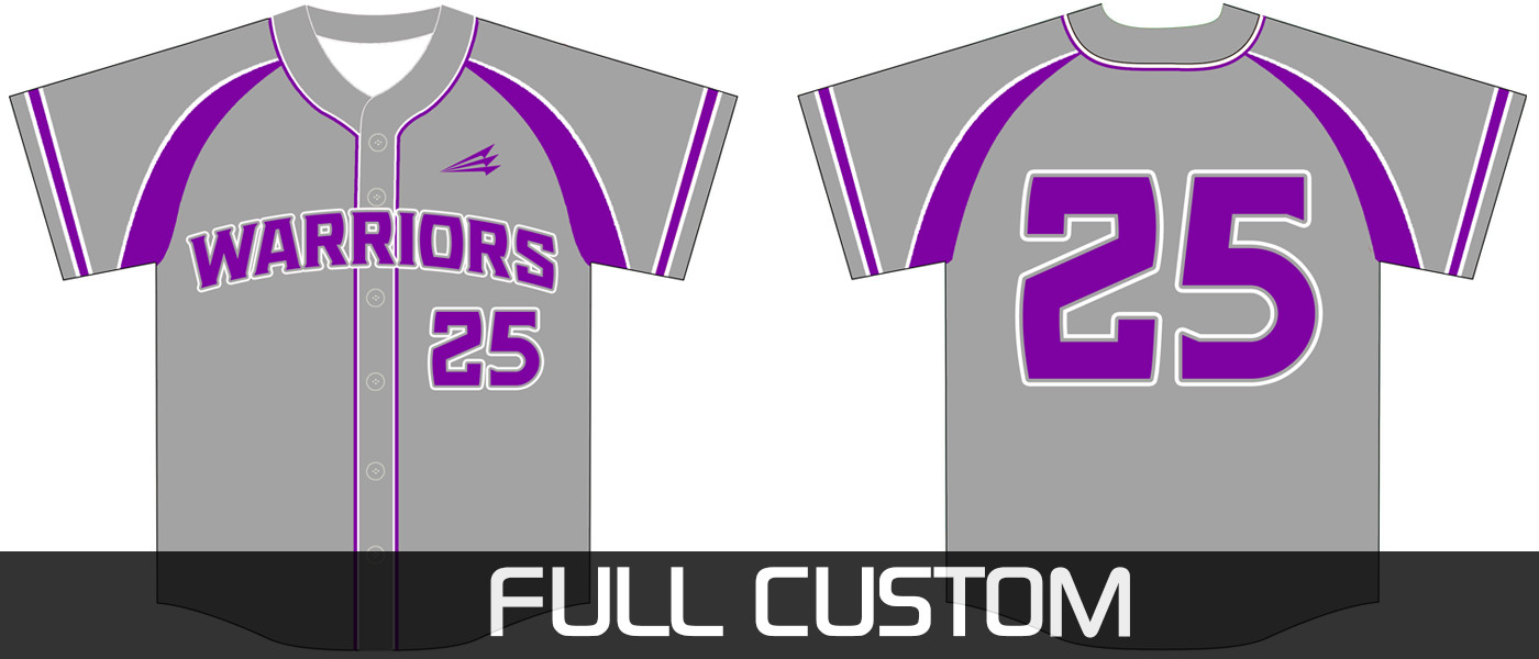 South Fulton Warriors Baseball Custom Jersey Design #1