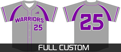 South Fulton Warriors Baseball Custom Jersey Design #1