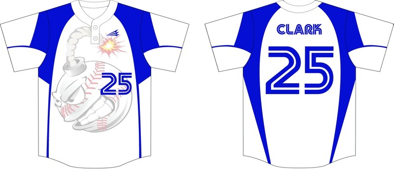 Bomb Squad Custom Baseball Jersey Design #2D