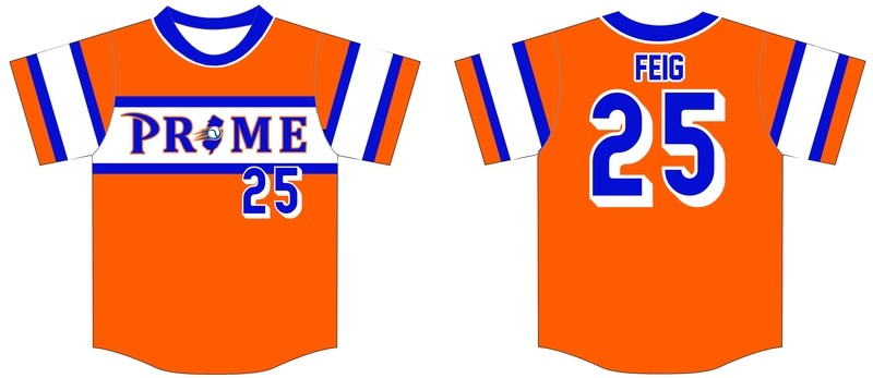 NJ Prime Custom Baseball Jersey 2B