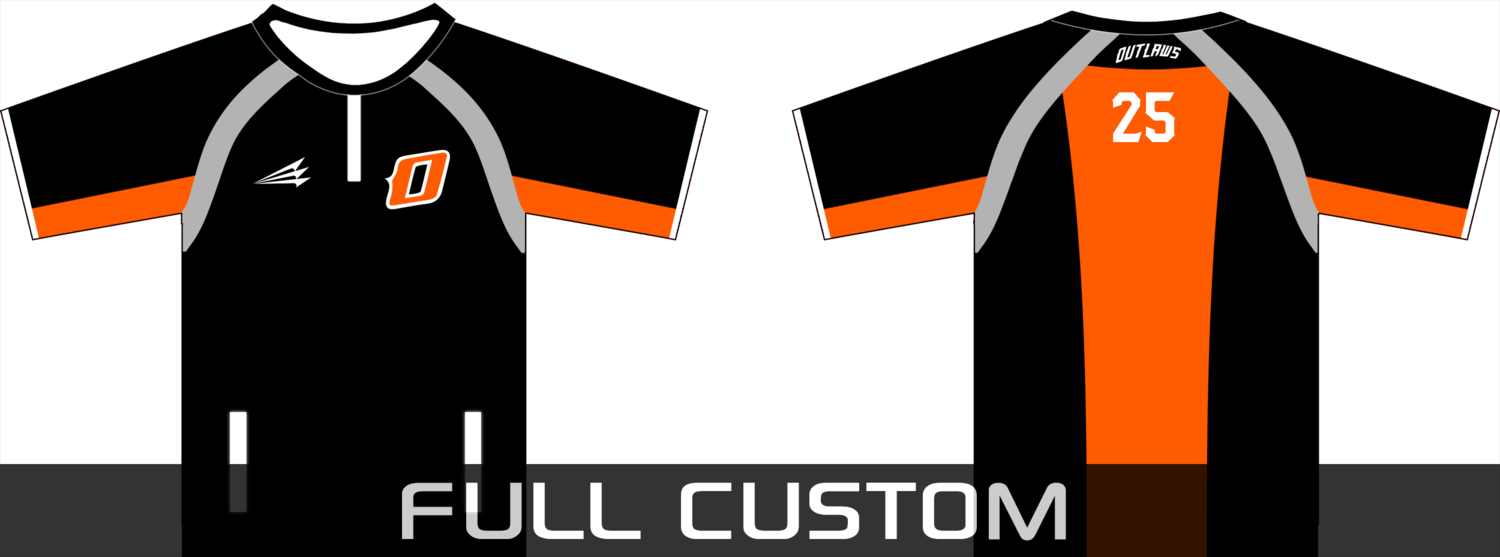 Outlaws Baseball Hardshell Clutch Cage Jacket