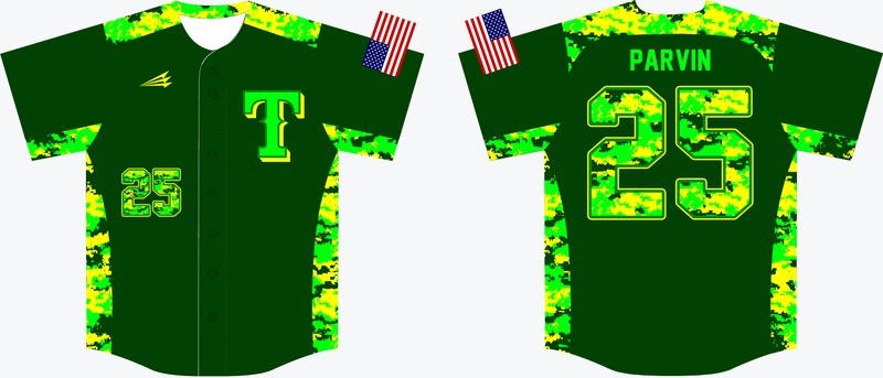 Mansfield Texans Baseball Custom Jersey Design #2