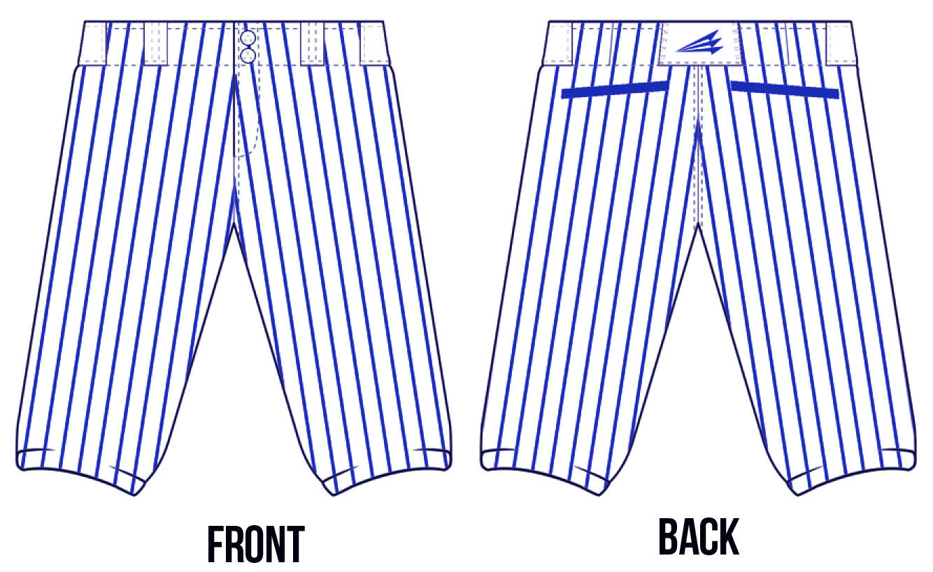 Louisiana Aces Custom Baseball Knicker Pants #5b