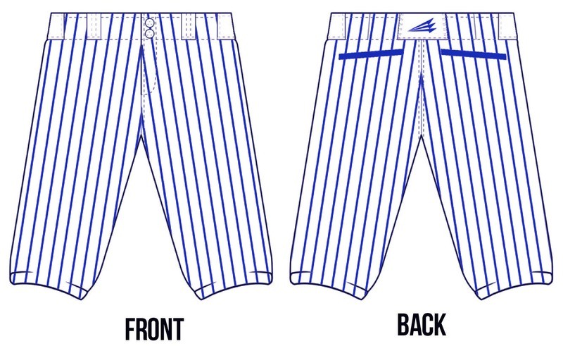 Louisiana Aces Custom Baseball Knicker Pants #5b
