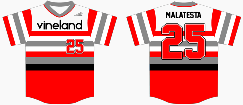 Vineland High School Baseball Custom Baseball Jersey #2