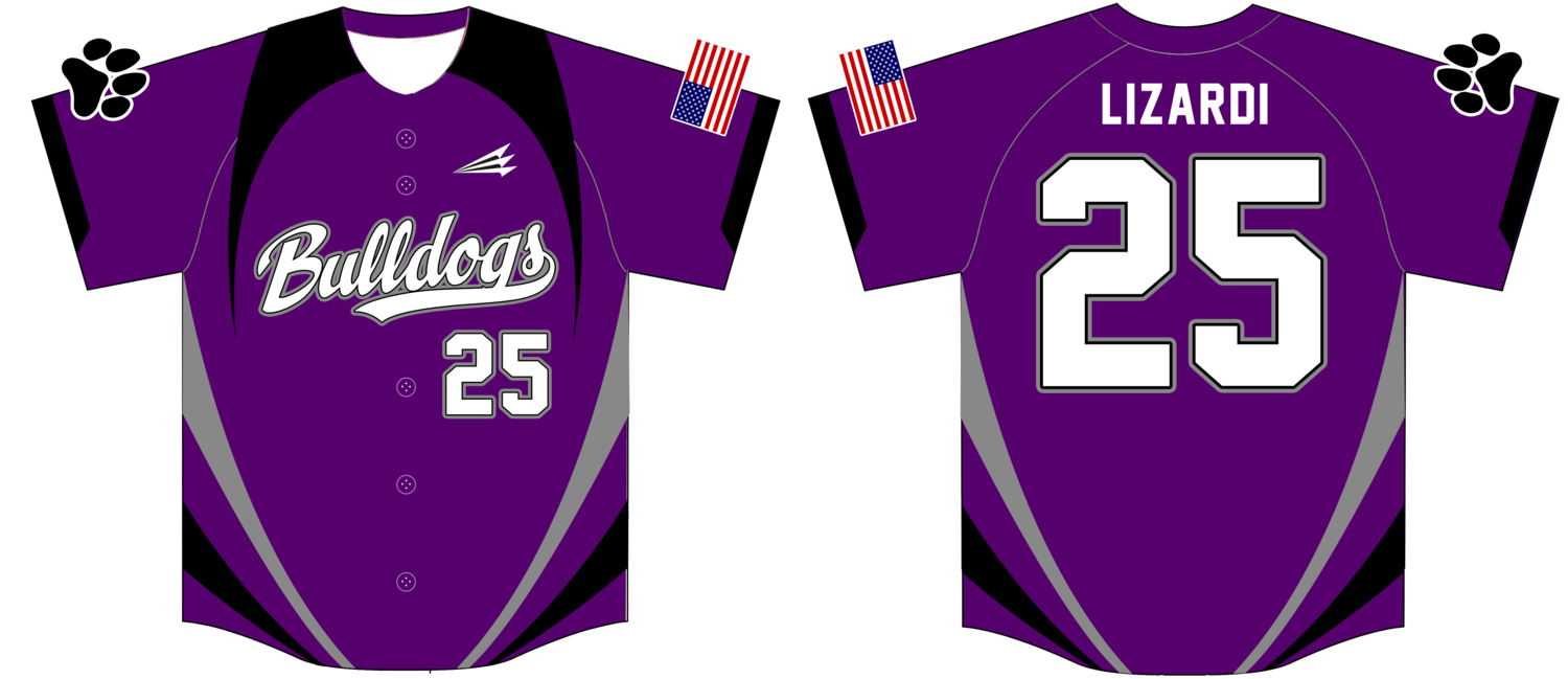 Brick American Bulldogs Custom Game Jersey - D2