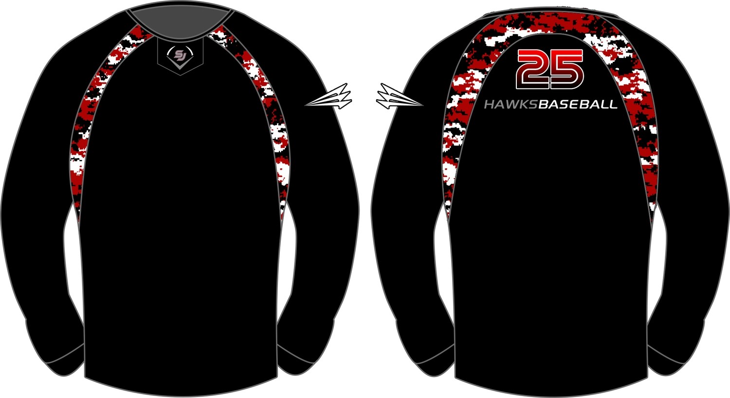 SJ Hawks Baseball Stadium Pullover
