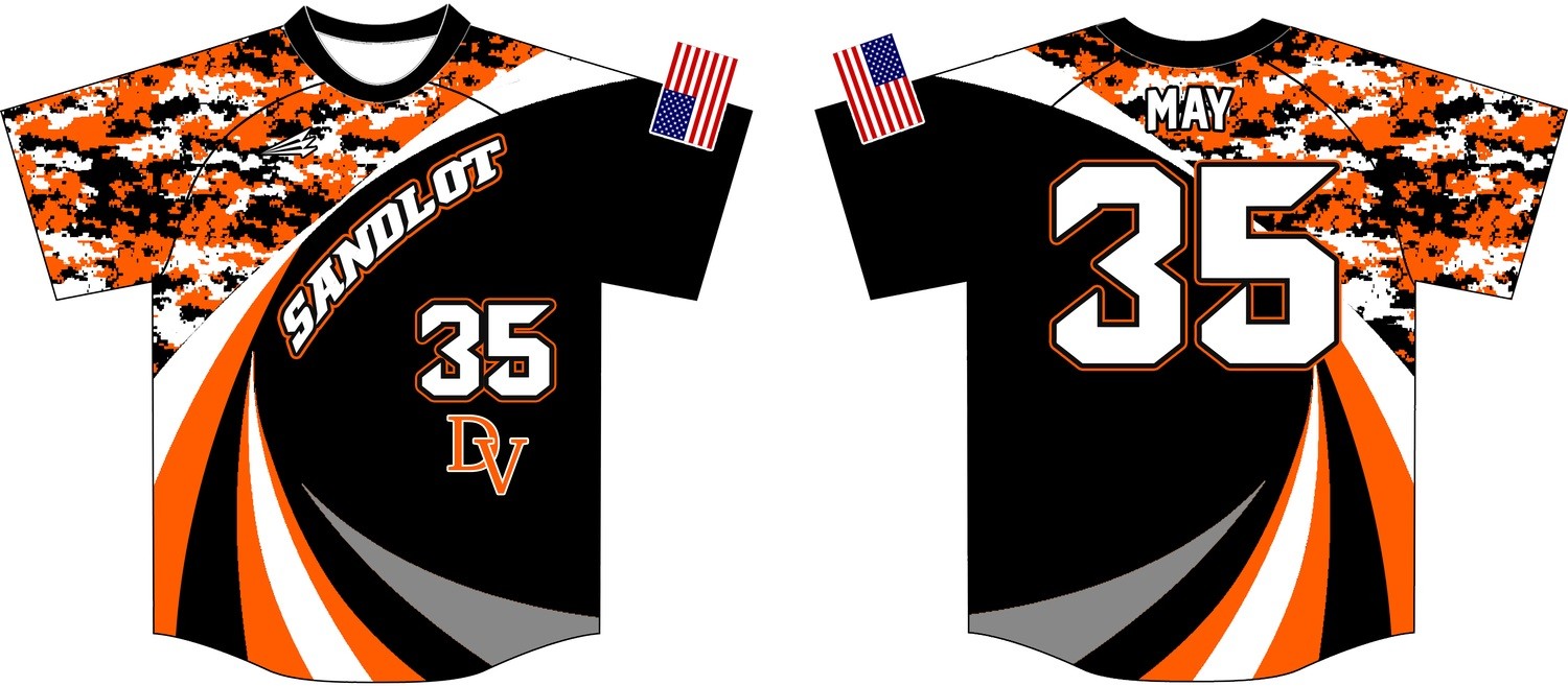 Sandlot Custom Baseball  Jersey Design #1B