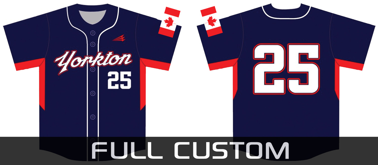 Yorkton Cardinals Baseball Custom Jersey Design #1