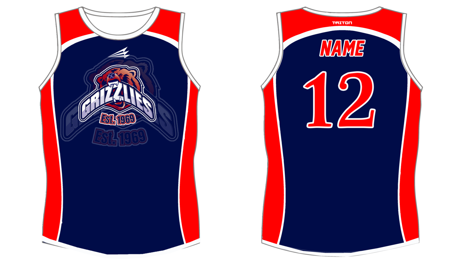 Colorado Springs Grizzlies Rugby Singlet