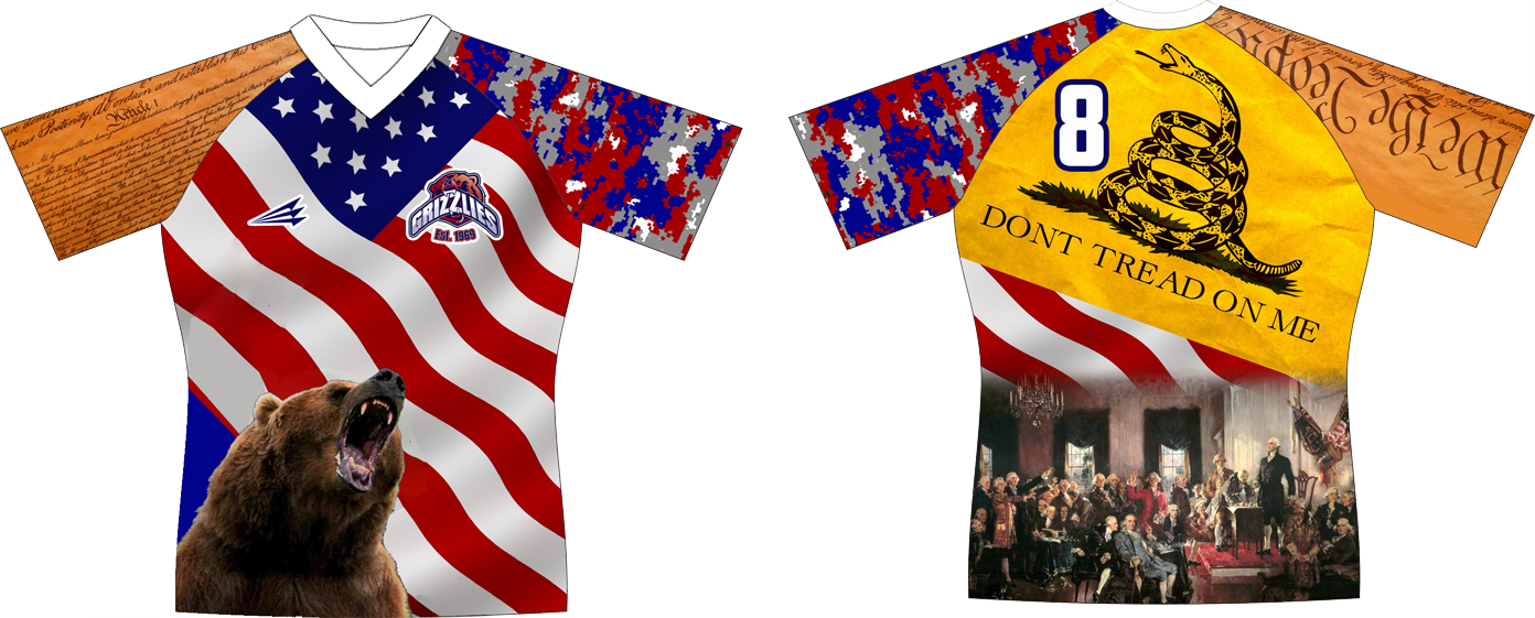 Colorado Springs Grizzlies Rugby Jersey