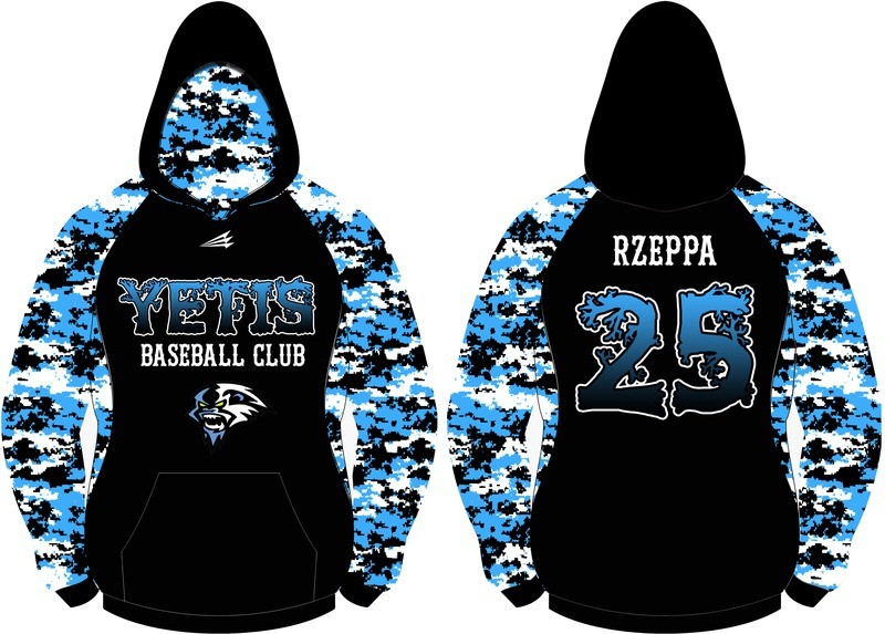 The Yetis Baseball Custom Hoodie H1