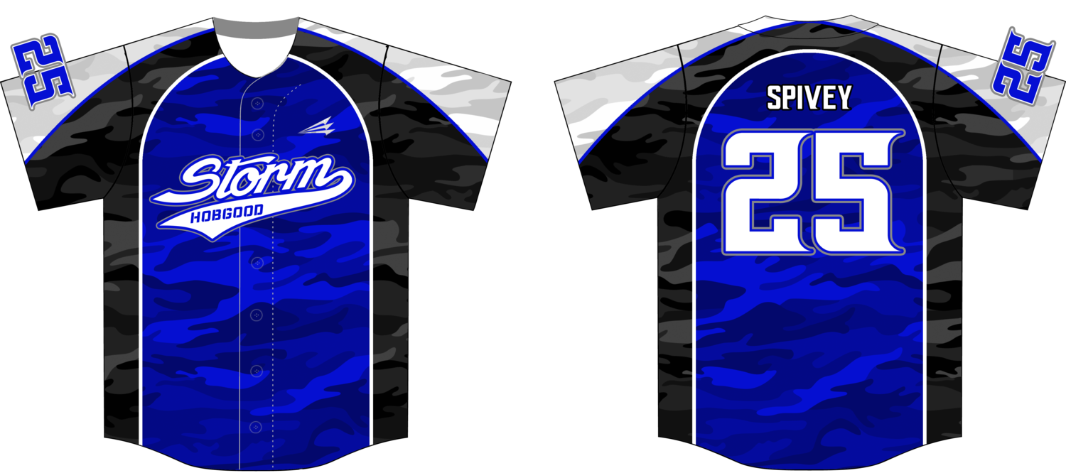 Hobgood Storm Custom Baseball Jersey #3