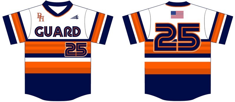 Brook Hill Guard Custom Baseball Jersey #1