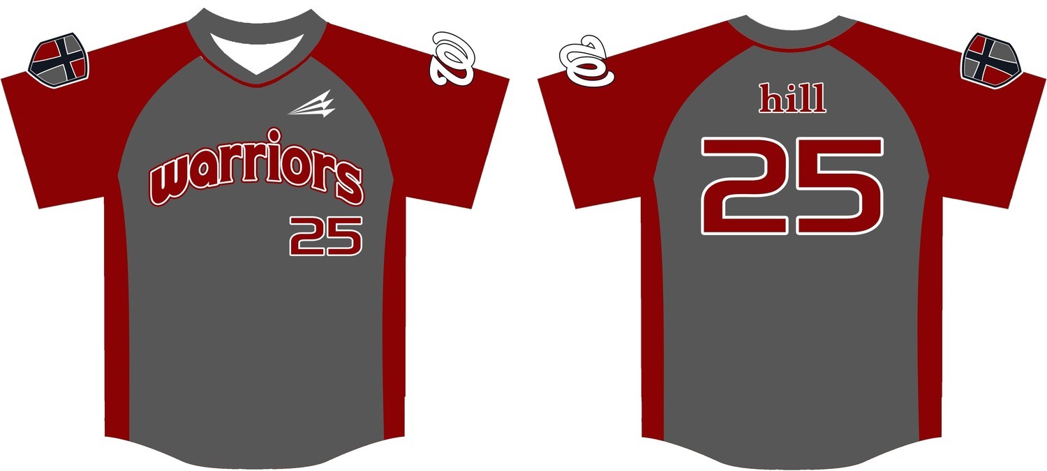 Warriors (Hill) Custom Baseball Jersey #2D