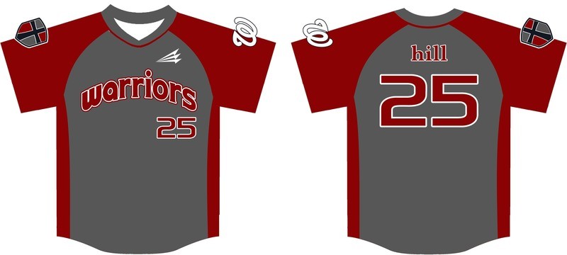 Warriors (Hill) Custom Baseball Jersey #2D