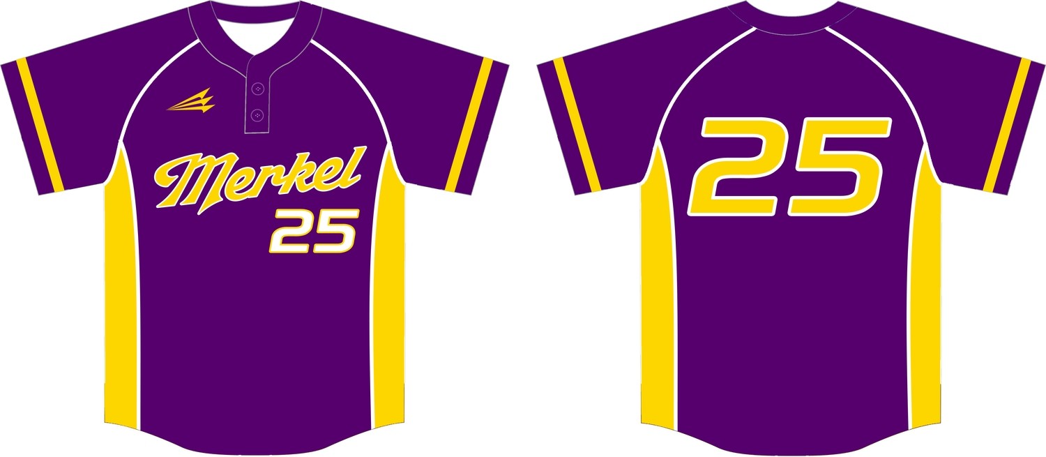 Merkel Custom Baseball Jersey #1