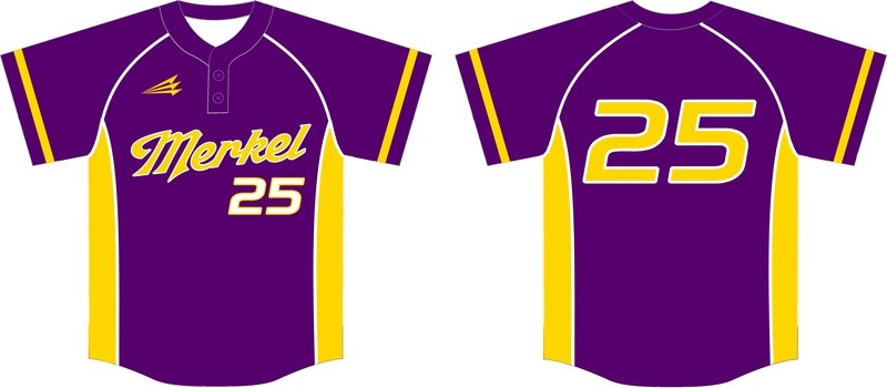 Merkel Custom Baseball Jersey #1