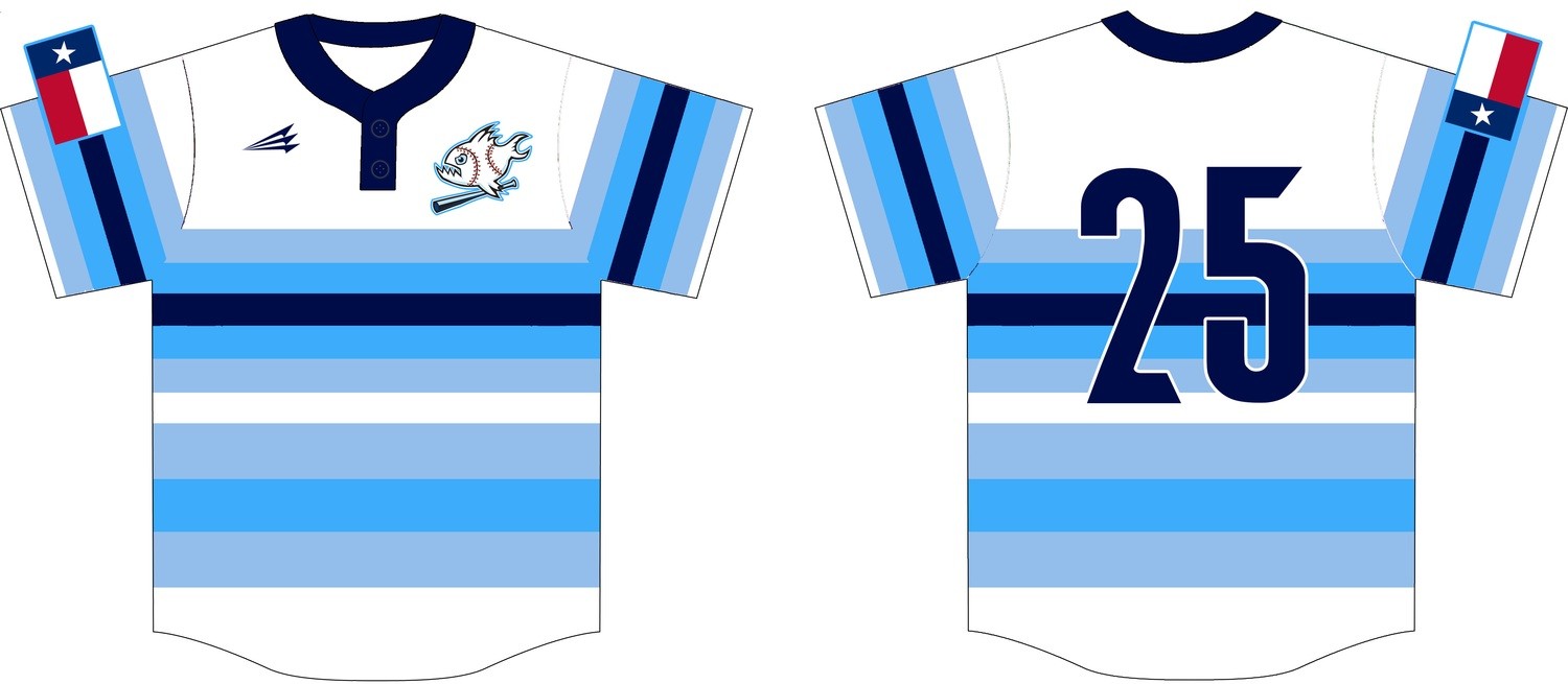 Piranhas Baseball Custom Jersey #6