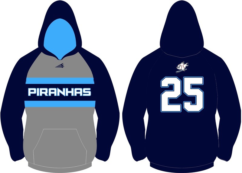 Piranhas Baseball Custom Vulcan Hoodie #VH2C