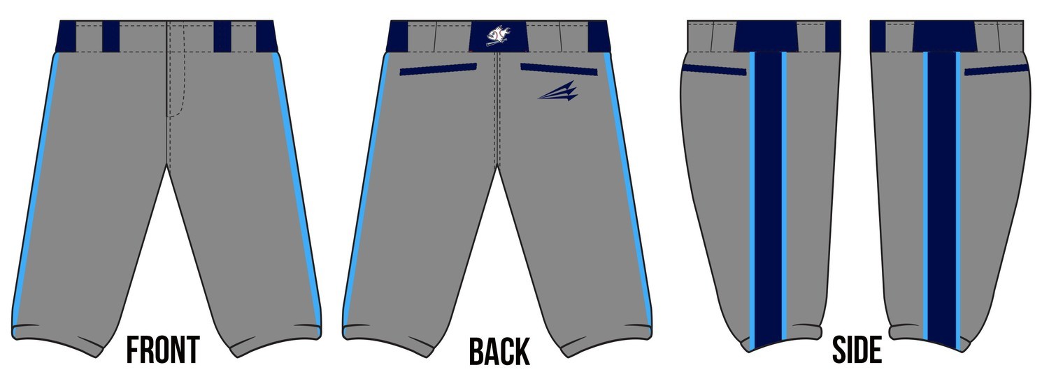 Piranhas Custom Baseball Pants #16E