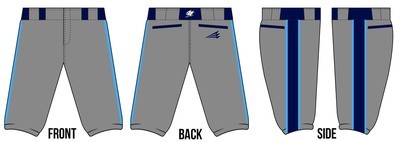 Piranhas Custom Baseball Pants #16E