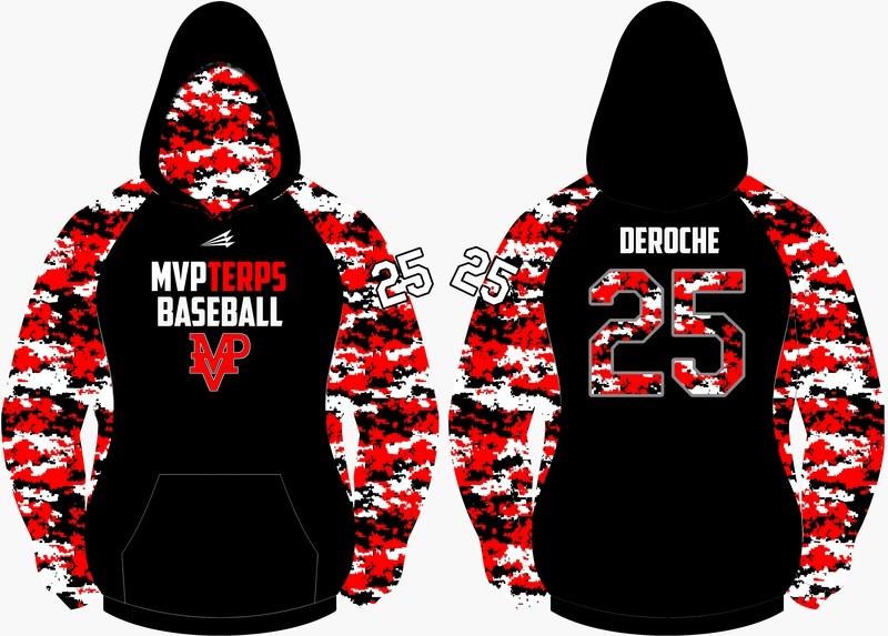 MVP Terps Baseball Custom Vulcan Hoodie #1