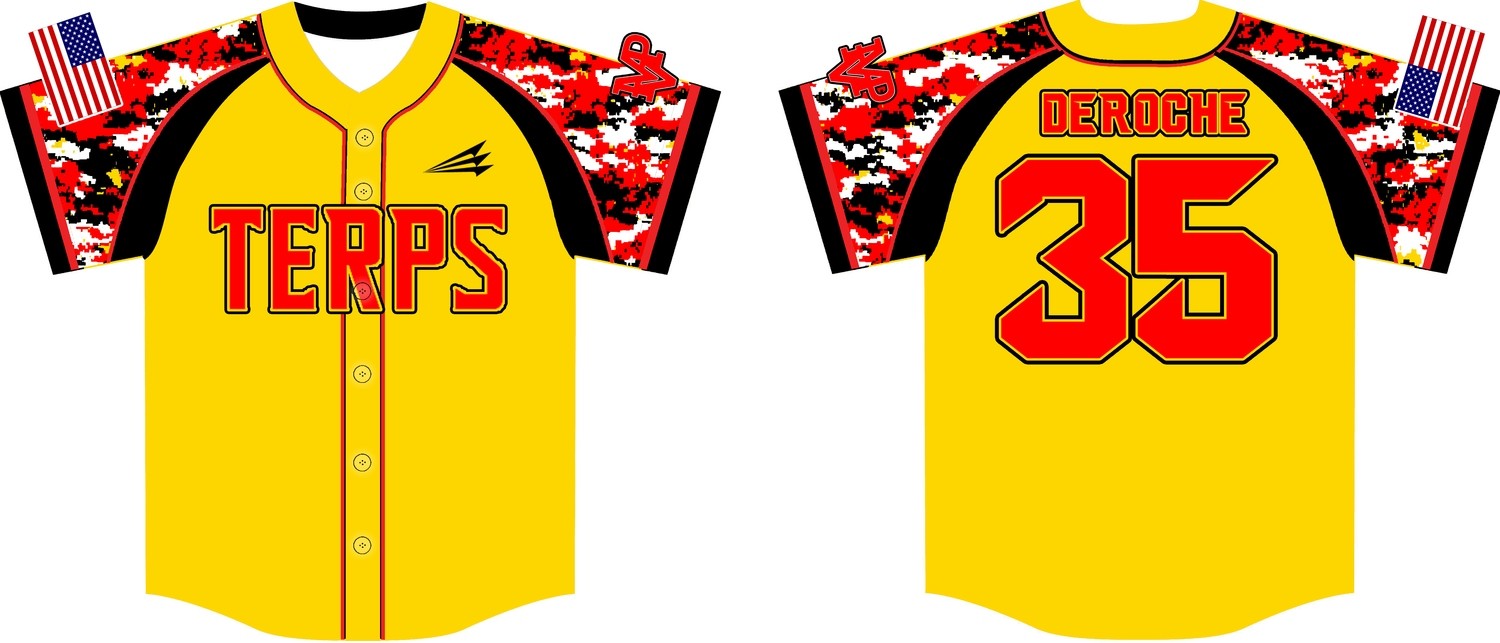 MVP Terps Custom Baseball Jersey #5G
