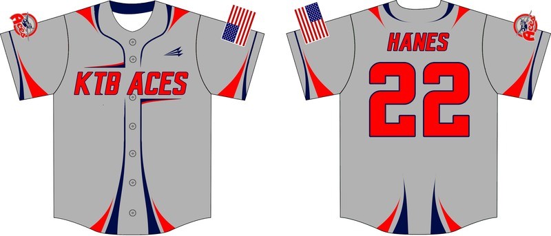 KTB Aces Baseball Jersey Design 2