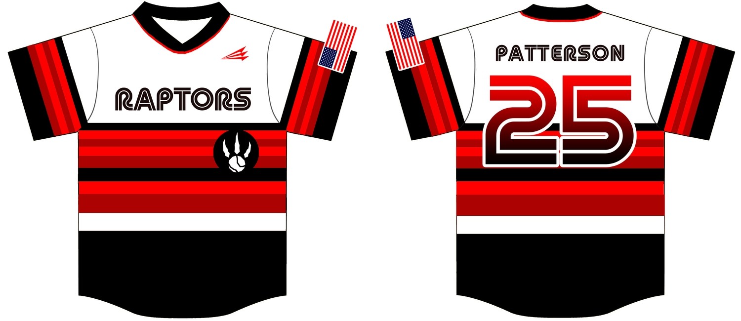 West Cobb Raptors Custom Baseball Jersey Design #2B