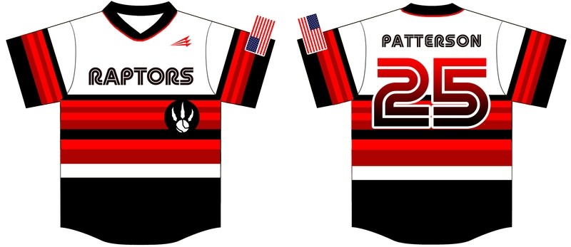 West Cobb Raptors Custom Baseball Jersey Design #2B
