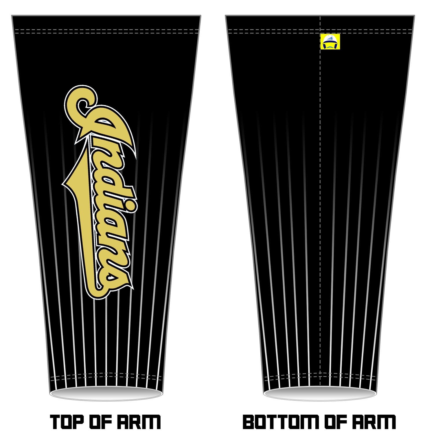 Colbert County High School Indians Baseball Arm Sleeve 2