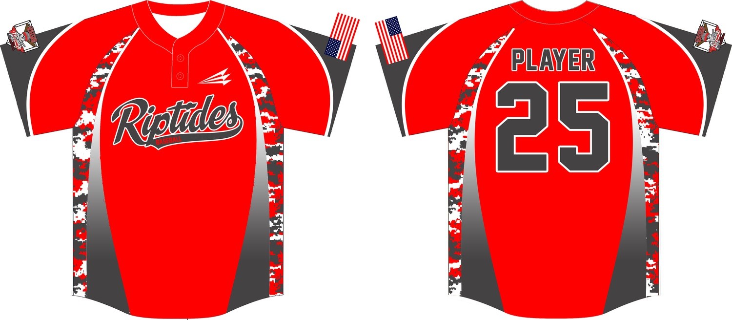 OBX Riptides Custom Baseball Jersey #4C